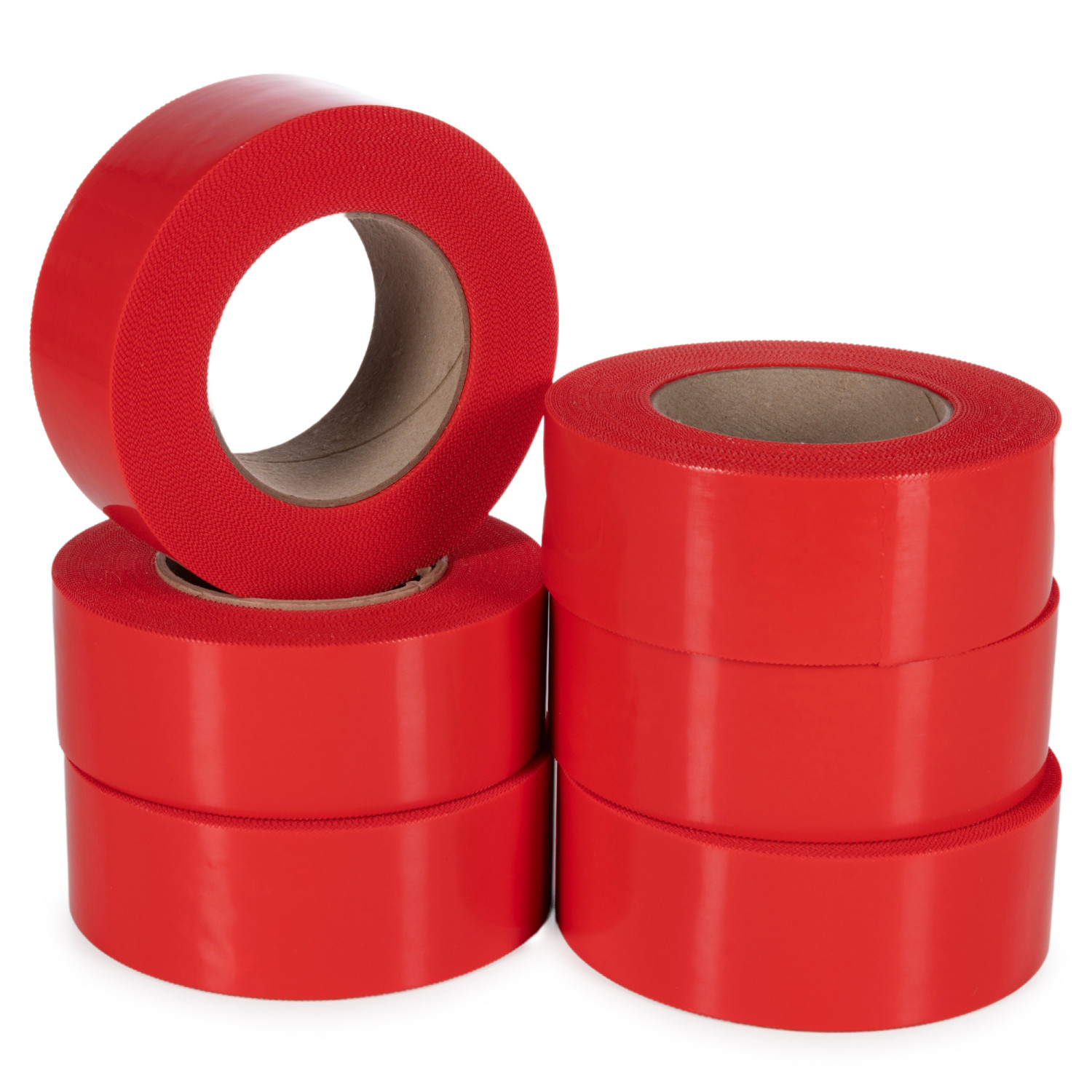 Heavy-Duty 2" x 60 Yards Red Stucco Tape, Serrated Edge Heavy-Duty 2" x 60 Yards Red Stucco Tape, Serrated Edge 5
